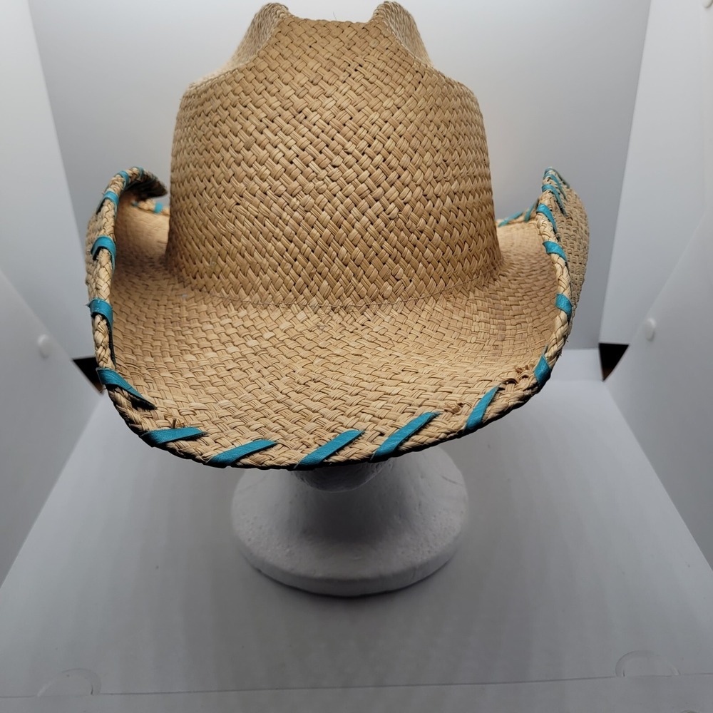 Cowboy Hat Bullhide by Montecarlo Hat Co. SZ Med Western Straw